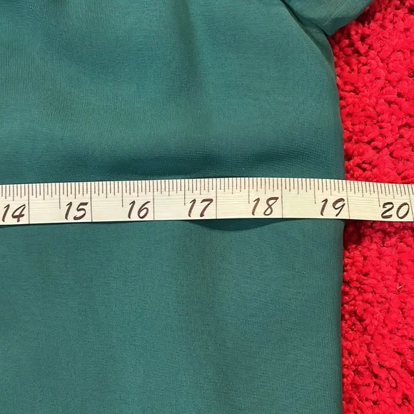 Emerald chiffon “Golden Girls” style dress - Picture 12 of 14